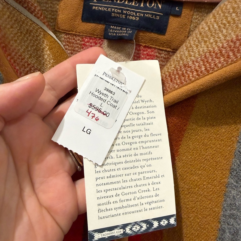 Pendleton Wyeth Trail Wool Coat NWT - image 9